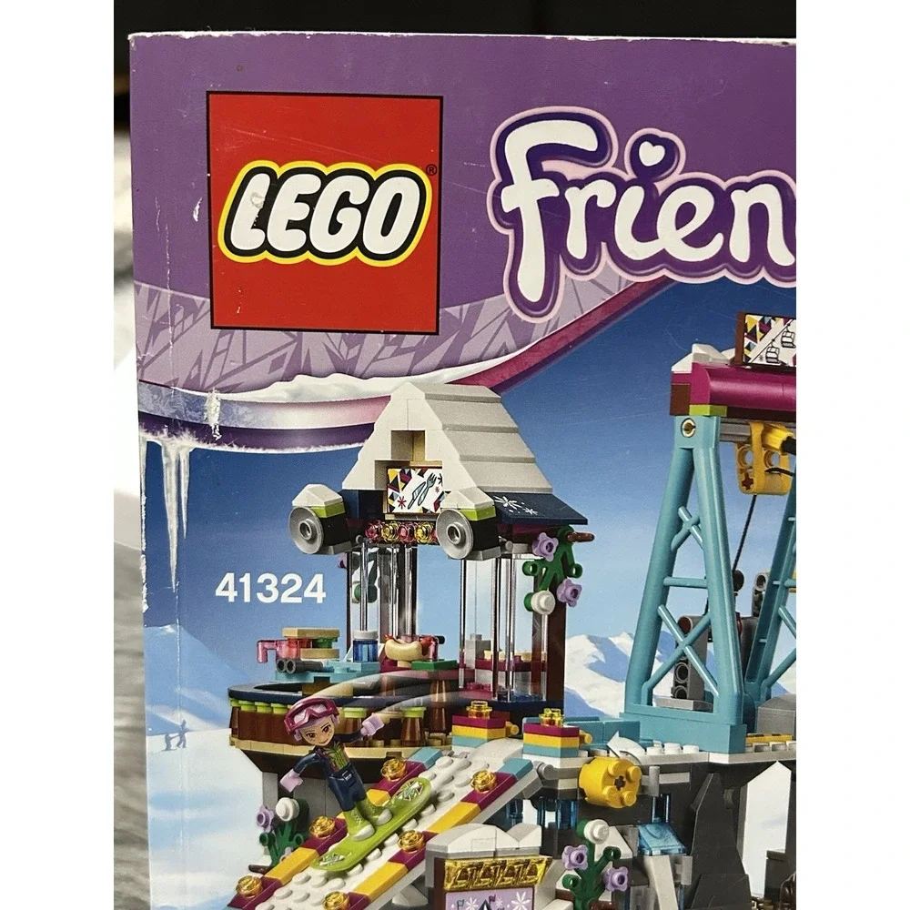 Lego FRIENDS 41324 Snow Resort Ski Lift Manual Only *No Bricks*